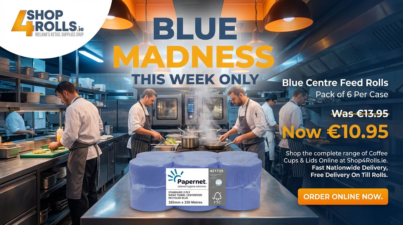 Sale on Blue Centrefeed Rolls